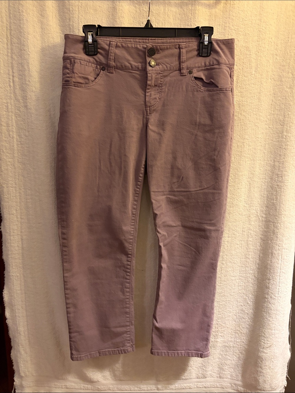 Talbots Mauve Cropped Slim Jeans